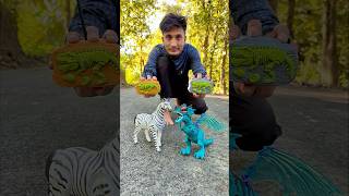 Remote control Two Horse 🐎and Dinosaur testing 🔥 [upl. by Nostaw74]