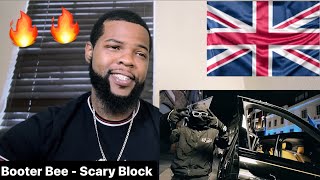 Booter Bee  Scary Block Official Video  AMERICAN REACTION🔥🇺🇸 [upl. by Hcib]