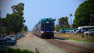 Railfanning Leucadia 71523 with Fast Coaster and Amtraks [upl. by Camellia980]