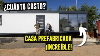 Así luce una CASA PREFABRICADA por DENTRO  ¡NO IMAGINAN como era casaprefabricada [upl. by Elauqsap]