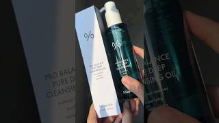 Trying Drceuracle Pro Balance Pure Deep Cleansing Oil Review asmr aesthetic beauty shorts [upl. by Schnorr]