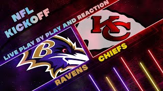 Ravens vs Chiefs Live Play by Play amp Reaction [upl. by Nedyarb]