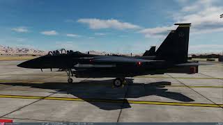 DCS F15E Strike Eagle  Cold Start [upl. by Aniwde8]