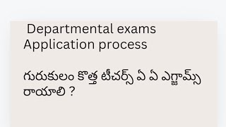 Departmental exams application process treirb viralvideo [upl. by Orimlede]