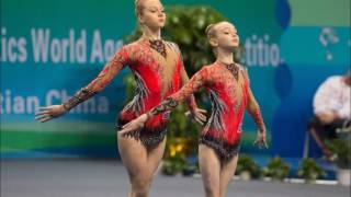 acrobaticgymnastics music  acrogym muziek [upl. by Niarb]