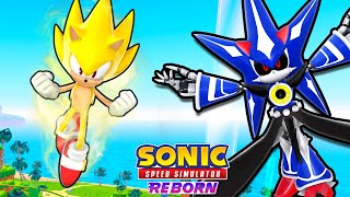 🔴UNLOCKING SUPER SONIC amp NEO METAL SONIC BOSS FIGHT Sonic Speed Simulator [upl. by Kenton]