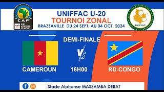 CAMEROUN vs CONGO  TOURNOI ZONAL U20 [upl. by Julita]