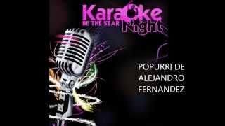 Alejandro Fernandez Karaoke Popurri ranchero [upl. by Noskcaj]