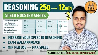 SOLVE REASONING IN 12 MINUTES  MATHS MANIA  BY ABHISHEK RAI SIR [upl. by Francine368]