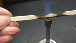 PS1 2 Bunsen burner flame experiment WIS [upl. by Nosydam]