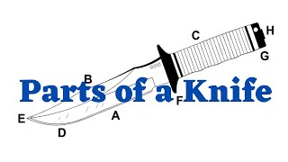 Knife Basics  What You Really Need To Know  The Parts of a Knife [upl. by Setsero]