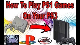 How To Play PS1 Games On Your Jailbroken PS3  Very Easy 2017 [upl. by Nivrehs269]