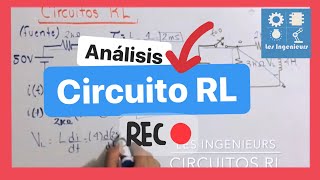 ✅CIRCUITO RL con FUENTE CD Explicación 100 EFECTIVA ANÁLISIS de CIRCUITOS en INGENIERÍA 💯 [upl. by Ettelegna]