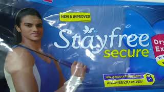 Stayfree pad review  Stay free secure XL sanitary pads review  Sanitary Pads Review [upl. by Nomor]