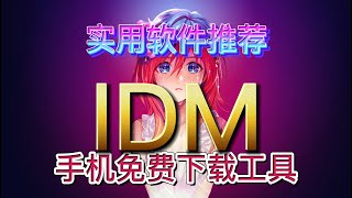 【超实用软件推荐】手机安卓版免费下载工具IDM收藏备用附IDM下载链接及百度等网盘资源不限速下载教程 [upl. by Amlas667]