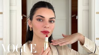 Kendall Jenner’s Guide to “Spring French Girlquot Makeup  Beauty Secrets  Vogue [upl. by Giralda]