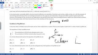 Structural Analysis  General Concepts of Structural Analysis Day 1 [upl. by Henryetta39]