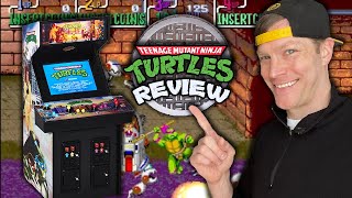 Numskull Ninja Turtles Quarter Arcade Machine Review [upl. by Nraa323]