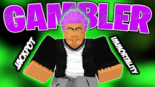 Hakari The Restless Gambler Showcase Jujutsu Shenanigans Roblox [upl. by Ydnyc]