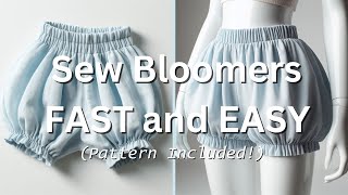 Roleplay Ready DIY Simple Bloomers for New Sewers [upl. by Hoxsie]