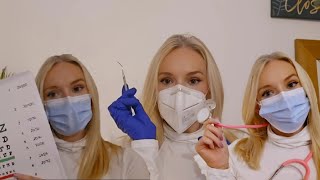 ASMR Doctor Dentist Opticians medical appointment visit  face touching  personal attention [upl. by Eiresed]