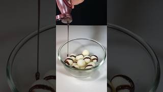 Trying Rasgulla Dipped In Hershey’s Chocolate Asmr shorts asmr food rasgulla cooking [upl. by Nosreh]