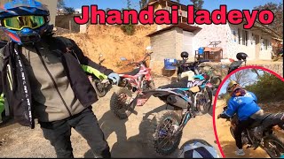 Ft GorkhaliRider  planing to go enduro ride  MRB Vlog [upl. by Oshinski112]