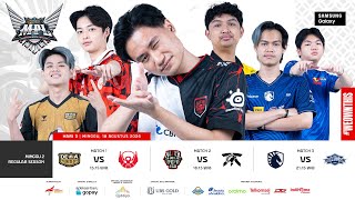 🔴 LIVE  MPL ID S14  Regular Season Hari 3 Minggu 2  Bahasa Indonesia [upl. by Dody]