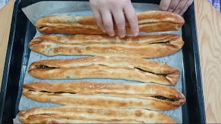 Ispanaklı kapalı pide tarifi 🥰😍🤌🏻❤️ [upl. by Ardnekat]