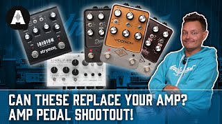 Can Amp Pedals Replace Your Amp  UAFX vs Strymon Iridium vs DSM amp Humboldt Simplifier [upl. by Annairdna]