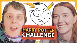 HARRY POTTER Szenen ZEICHNEN ⚡ mit coldmirror [upl. by Adnilasor143]