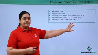 Class 11th – Economic Reforms Privatization  Indian Economics  Tutorials Point [upl. by Mafalda433]