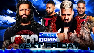 Roman Reigns vs Solo Sikoa WWE SmackDown 3on1 Handicap Match  OTC vs Bloodline 20 [upl. by Nnaeiram330]