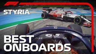 Flying Starts Dazzling Overtakes And The Best Onboards  2021 Styrian Grand Prix  Emirates [upl. by Merrow]