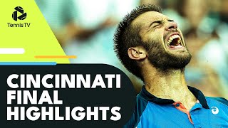 Stefanos Tsitsipas vs Borna Coric For The Title  Cincinnati 2022 Final Highlights [upl. by Karna675]