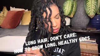 4 TIPS FOR GROWING STRONG HEALTHY LOCS [upl. by Teece233]