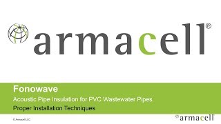 Fonowave Acoustic Pipe Insulation Install Video [upl. by Eniledgam]