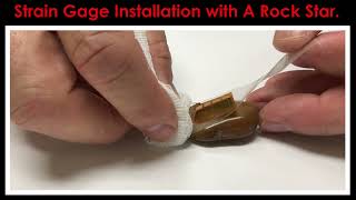 Strain Gage Installation Tutorial That rocks [upl. by Kunin788]