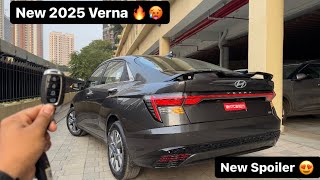 Hyundai Verna 2025 Launched with New Features  First On Youtube [upl. by Zacarias]