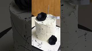 Immersive Cake Making Ecuadorian Black Rose Cake Tutorial cakemaking shorts Ecuadorianrose [upl. by Ecirbaf160]