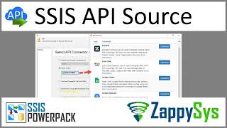 SSIS API Source  Read data from popular API Data Sources using predefined Connector File [upl. by Nol834]