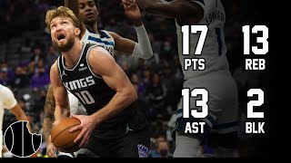 Domantas Sabonis Highlights  Kings vs Thunder  10th Nov 2023 [upl. by Lutero690]