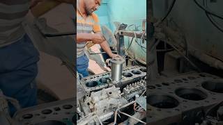 Truck Diesel Engine Sleeve Fitting Process [upl. by Mandel]