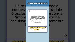 Quiz ufficiale per la patente B perte patente [upl. by Iamhaj]