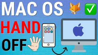 How To Enable amp Disable Handoff On MacBook amp Mac [upl. by Eecyac]