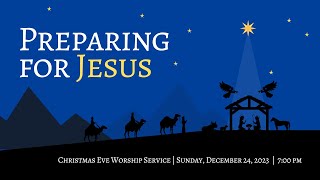 Christmas Eve Worship 700 PM  December 24 2023  Strawbridge UMC  Kingwood TX [upl. by Yenttihw]