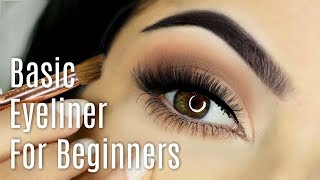 Beginners Eyeliner Makeup Tutorial  How To Apply Eyeliner [upl. by Rodenhouse]