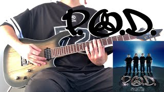 POD  Satellite guitar cover [upl. by Notserc]