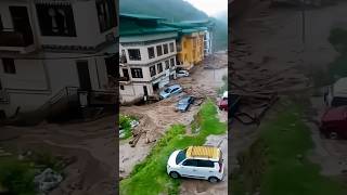 flash floods in Thimphu Bhutan 10Aug2024 vlogs floods bhutan [upl. by Iveksarap]