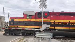 KCS LL60 passing through Reserve LA and Garyville  LA [upl. by Yhtomit]